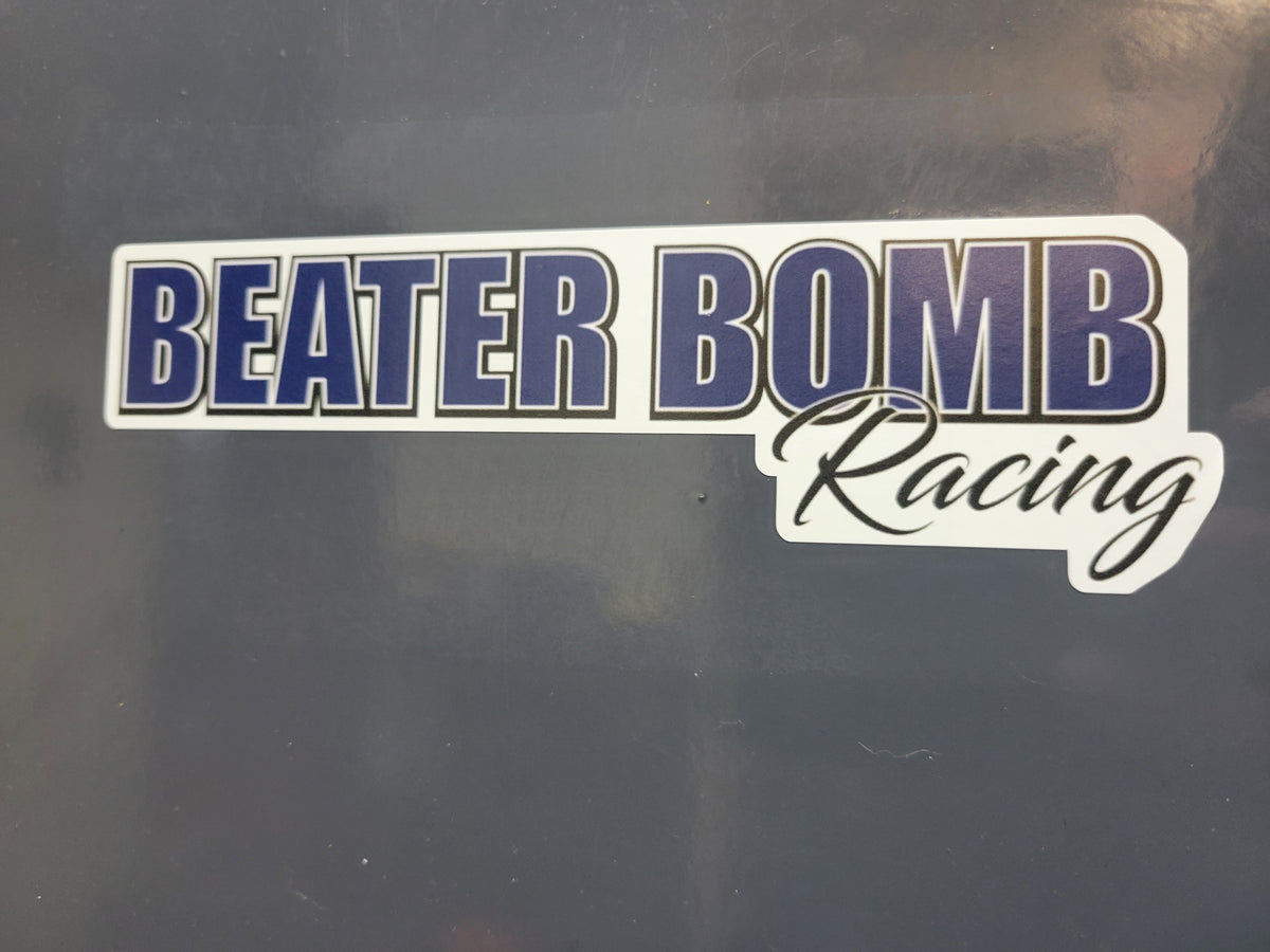 Beater Bomb Racing stickers Heads Up No Prep